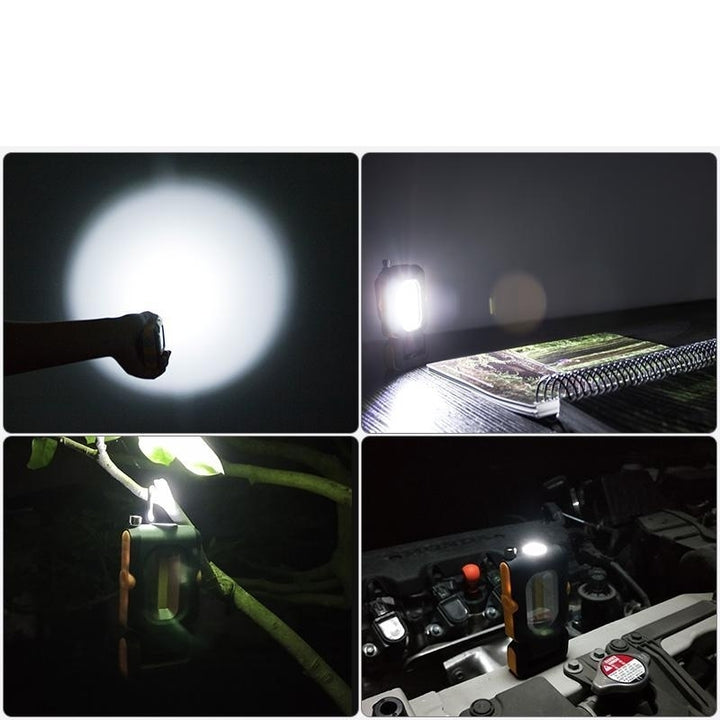 5 in1 LED + COB Dual Light Magnetic Antenna Picker Work Light Image 8