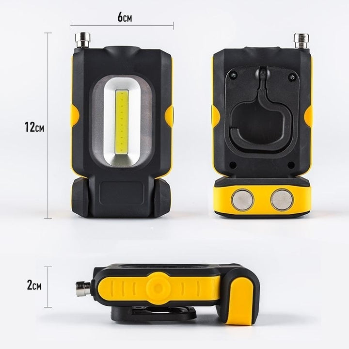 5 in1 LED + COB Dual Light Magnetic Antenna Picker Work Light Image 10