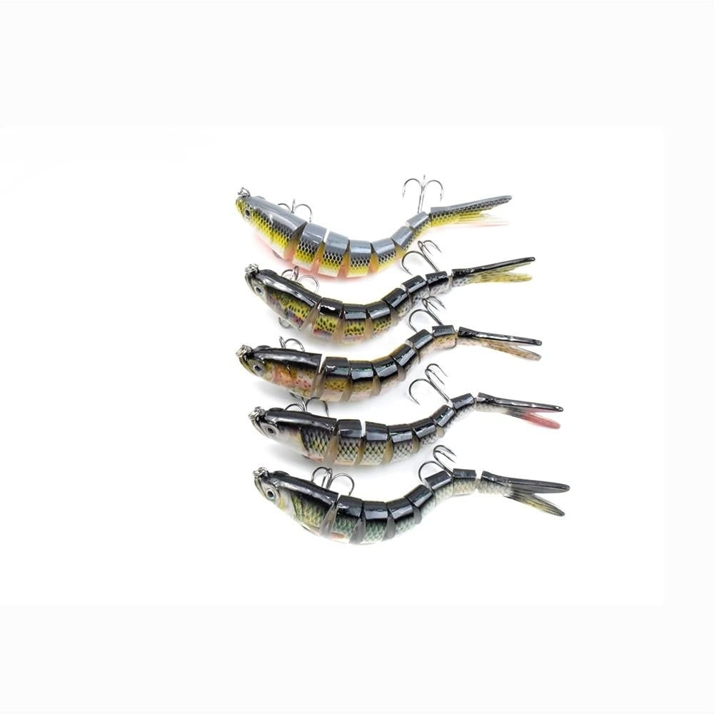 5.5in , 0.92oz Bionic Multi Jointed Hard Bait S Swimming Action Fishing Lure Image 7