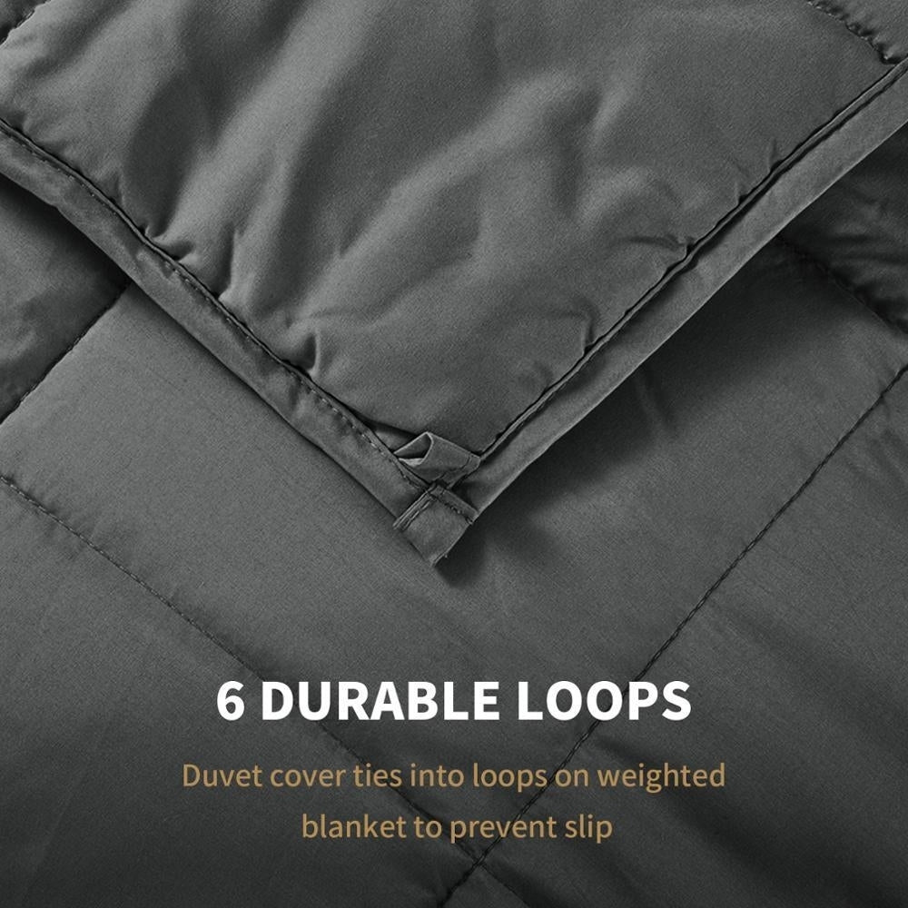 6.8kg,9kg Weighted Cotton Blanket For Adult, Full and Queen Size Cover Image 11