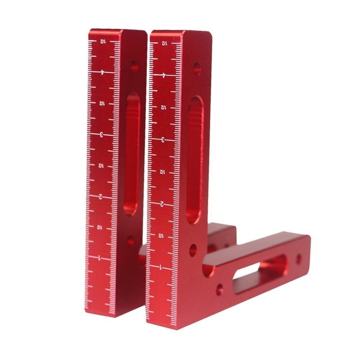 90 Degree Precise Clamping Square Scales Woodworking Machinist Positioning Right Angle Ruler Measure Image 1