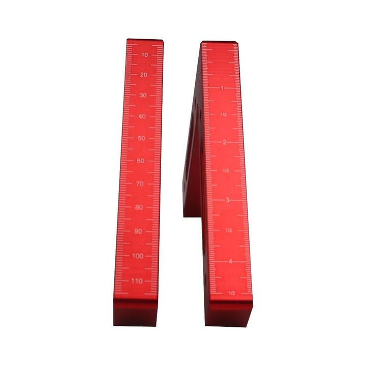 90 Degree Precise Clamping Square Scales Woodworking Machinist Positioning Right Angle Ruler Measure Image 3