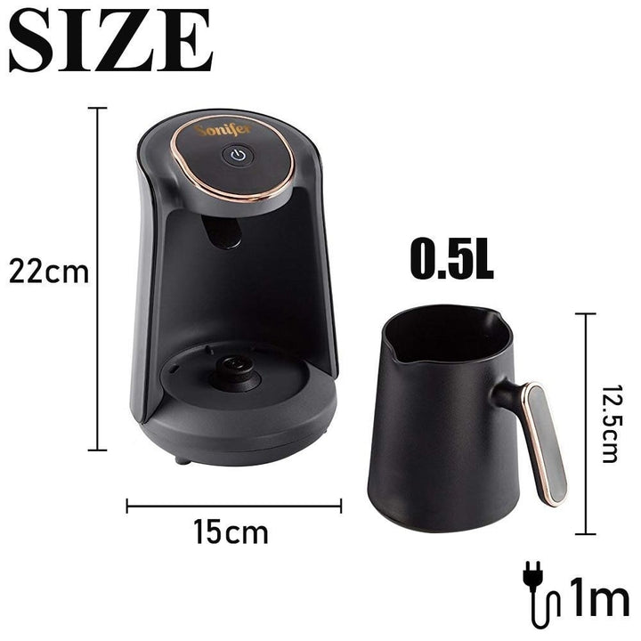 800W Automatic Coffee Maker Machine, Cordless Image 7