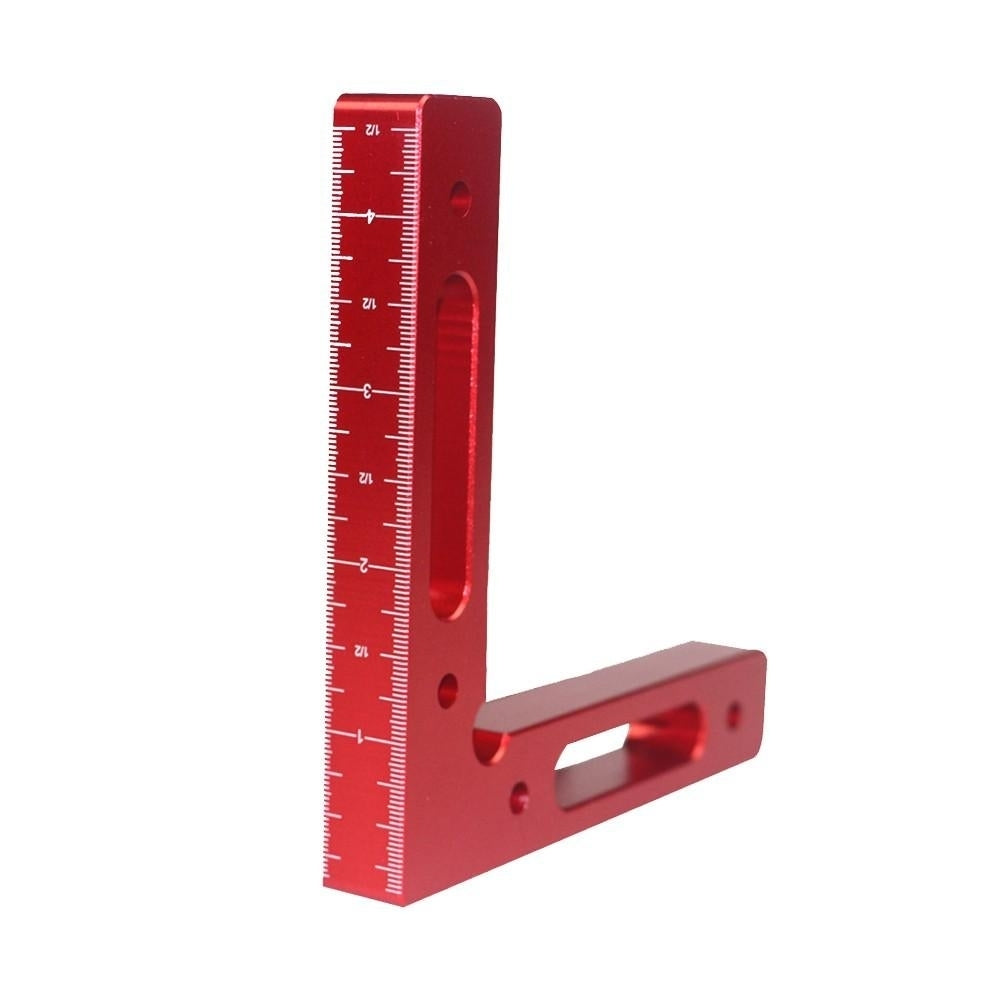 90 Degree Precise Clamping Square Scales Woodworking Machinist Positioning Right Angle Ruler Measure Image 5