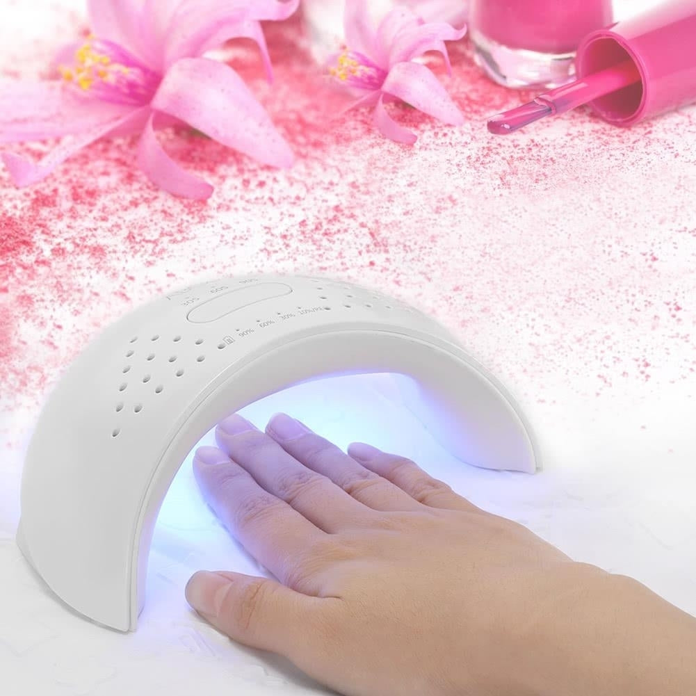 Abody 12W LED UV Lamp Cordless Nail Dryer Fingernail and Toenail Nail Curing Machine Nail Art Painting Salon Tool Image 8