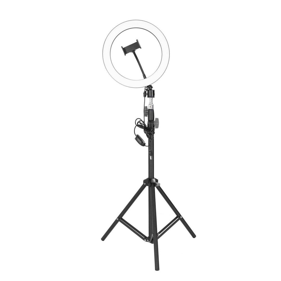 Alloy Photography LED Selfie Ring Light Dimmable Photo Camera Phone Lamp with 1.6M Stand Tripod Image 3