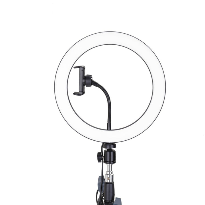 Alloy Photography LED Selfie Ring Light Dimmable Photo Camera Phone Lamp with 1.6M Stand Tripod Image 7