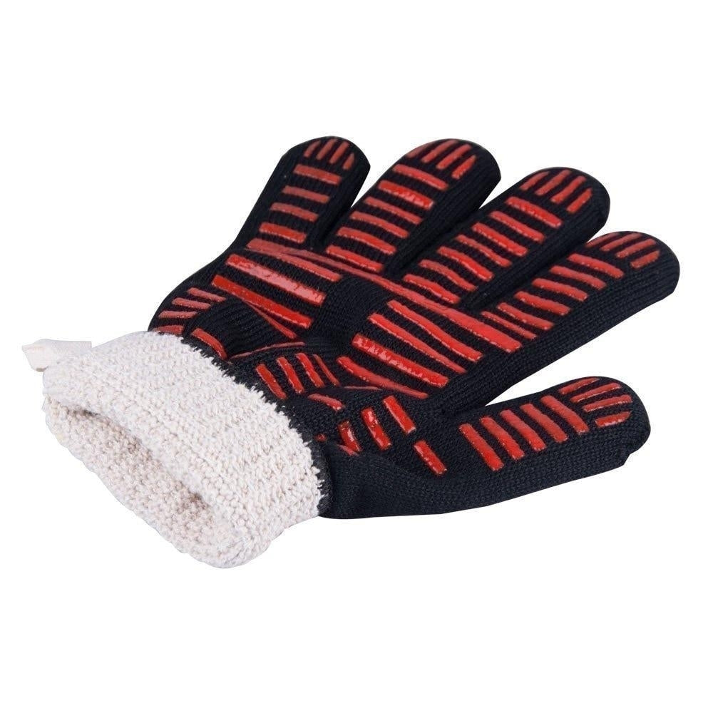 bakewere Oven Mitts Gloves BBQ Silicon gloves High Temperature Anti-scalding 500,800 Degree Insulation Barbecue Image 6