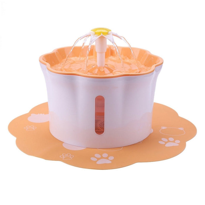 Automatic Electric Water Dispenser Feeder Bowl for Cats Dogs Multiple Pets 2.6L Image 1