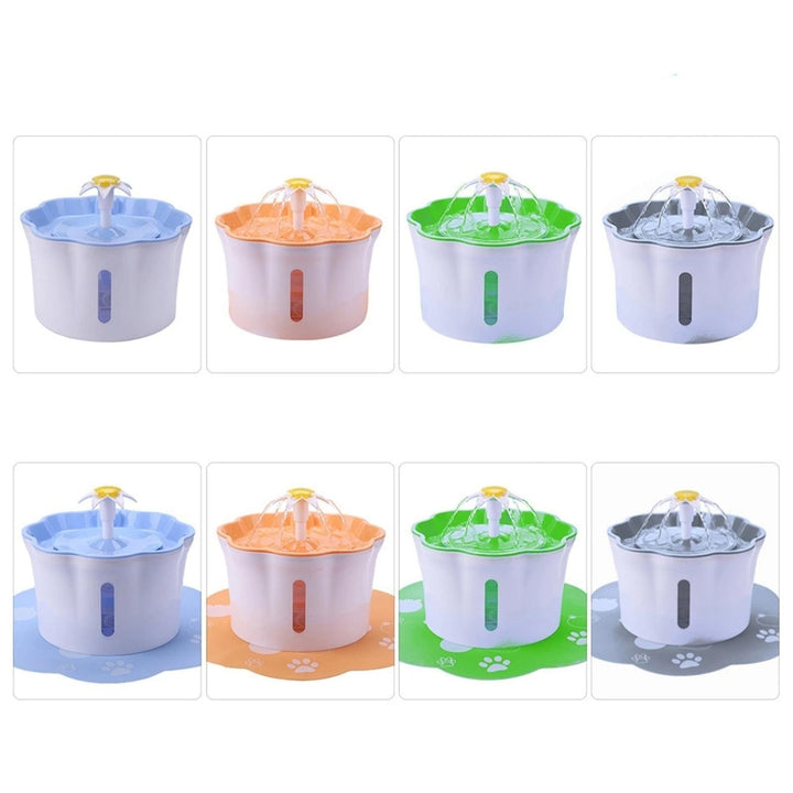 Automatic Electric Water Dispenser Feeder Bowl for Cats Dogs Multiple Pets 2.6L Image 4