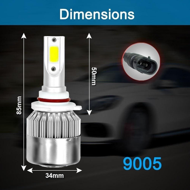 Car LED Headlight Driving Light Headlamp Bulb 1Pcs Image 7