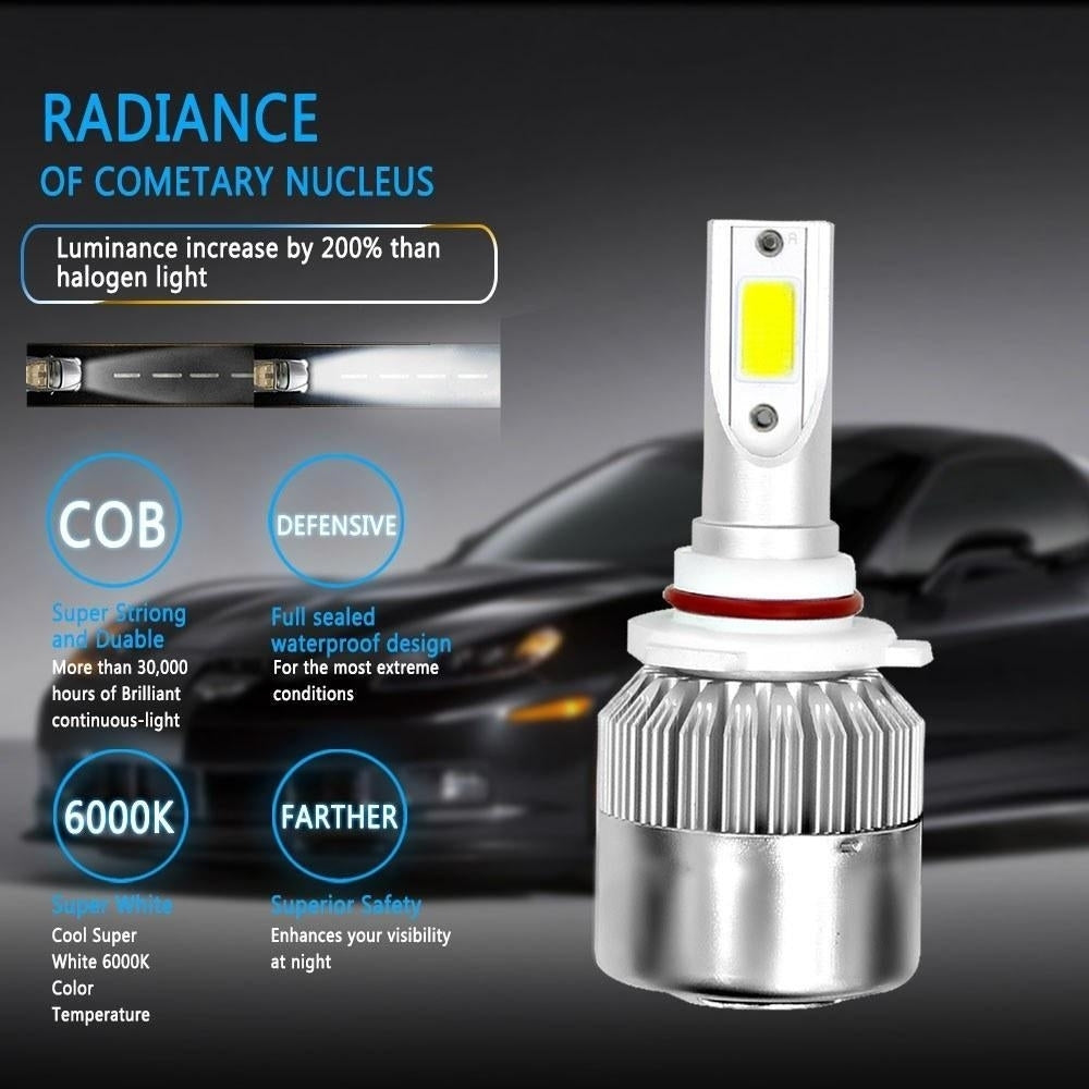 Car LED Headlight Driving Light Headlamp Bulb 1Pcs Image 11