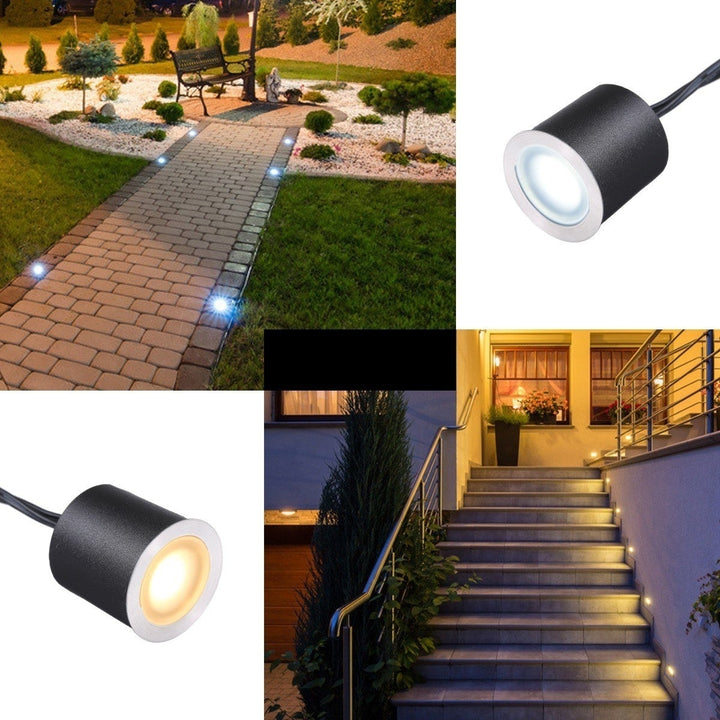 DC12V Recessed LEDs Deck Lights IP67 Waterproof Outdoor In-ground Lamp Landscape Light Image 8