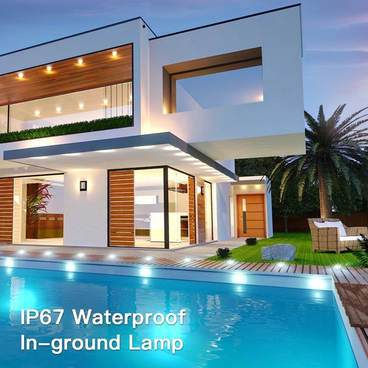 DC12V Recessed LEDs Deck Lights IP67 Waterproof Outdoor In-ground Lamp Landscape Light Image 10