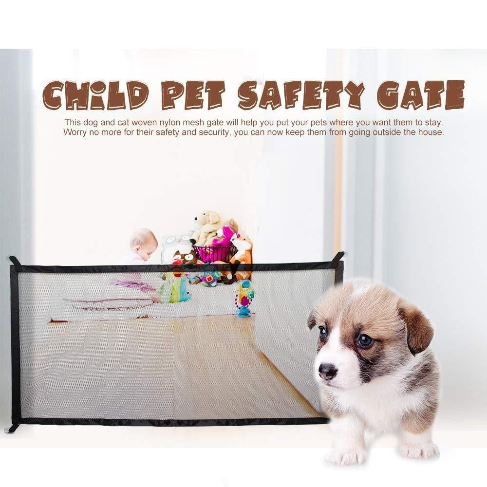 Dog Ingenious Mesh Fence For Indoor and Outdoor Pet Gate Safety Enclosure Supplies Image 10