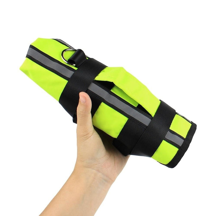 Foldable Dog Life Jacket Inflatable Airbag Pet Life Vest Image 3