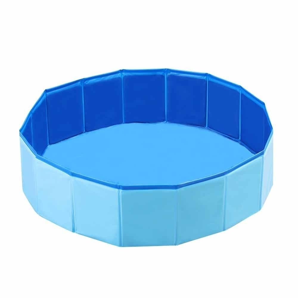 Foldable Pet Bath Pool -Collapsible Dog Pool Pet Bathing Tub Pool for Dogs Cats Image 2