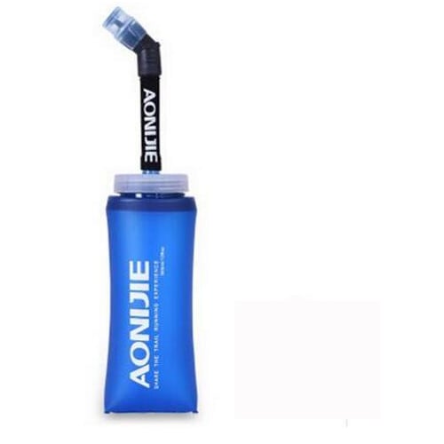 Foldable Silicone Soft Flask Water Bottle Traveling Running Kettle Hydration Pack Bag Sports Bottles Image 12