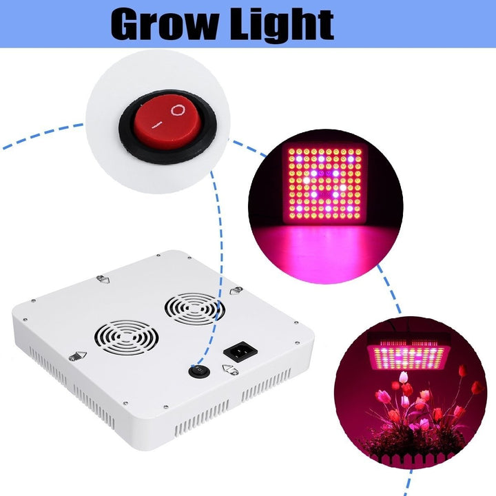 Full Spectrum LED Grow Light Growing Lamp Built in 2 fans For Hydroponic Plant Image 8