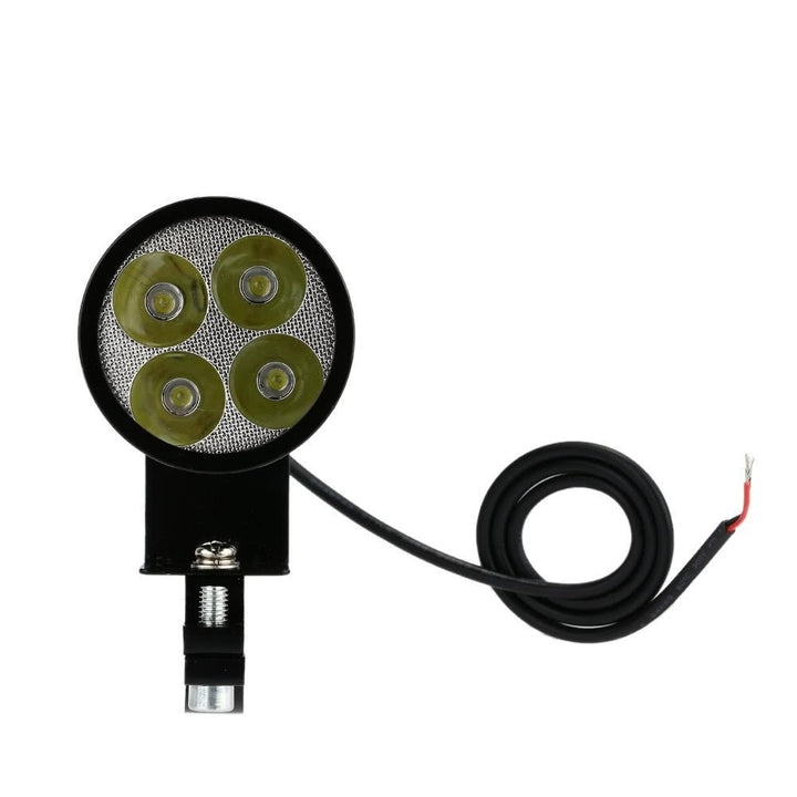 12V-80V 20W Black LED Headlight Lamp Universal for Motorcycle E-bike Image 3