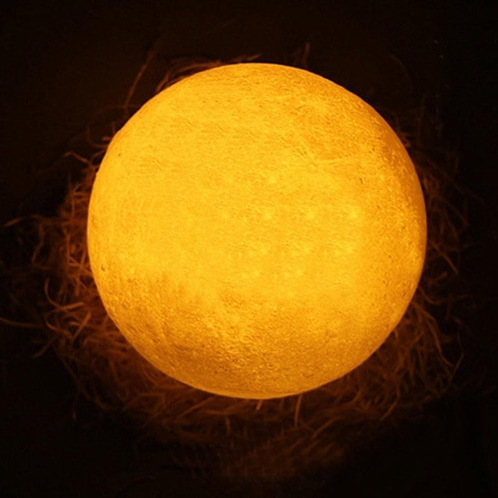 15cm,5.9in Moon Night Light, 3D Printed Globe Lamp Image 2