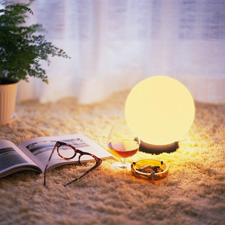 15cm,5.9in Moon Night Light, 3D Printed Globe Lamp Image 12