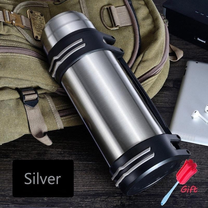 High Capacity Stainless Steel Thermos Fashion Everyday, Outdoor,automotive Water Cup Portable Insulation Vacuum Cup Image 5