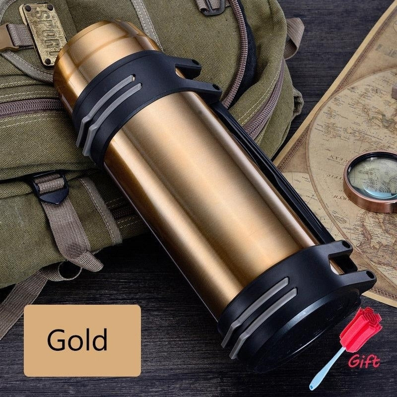 High Capacity Stainless Steel Thermos Fashion Everyday, Outdoor,automotive Water Cup Portable Insulation Vacuum Cup Image 6