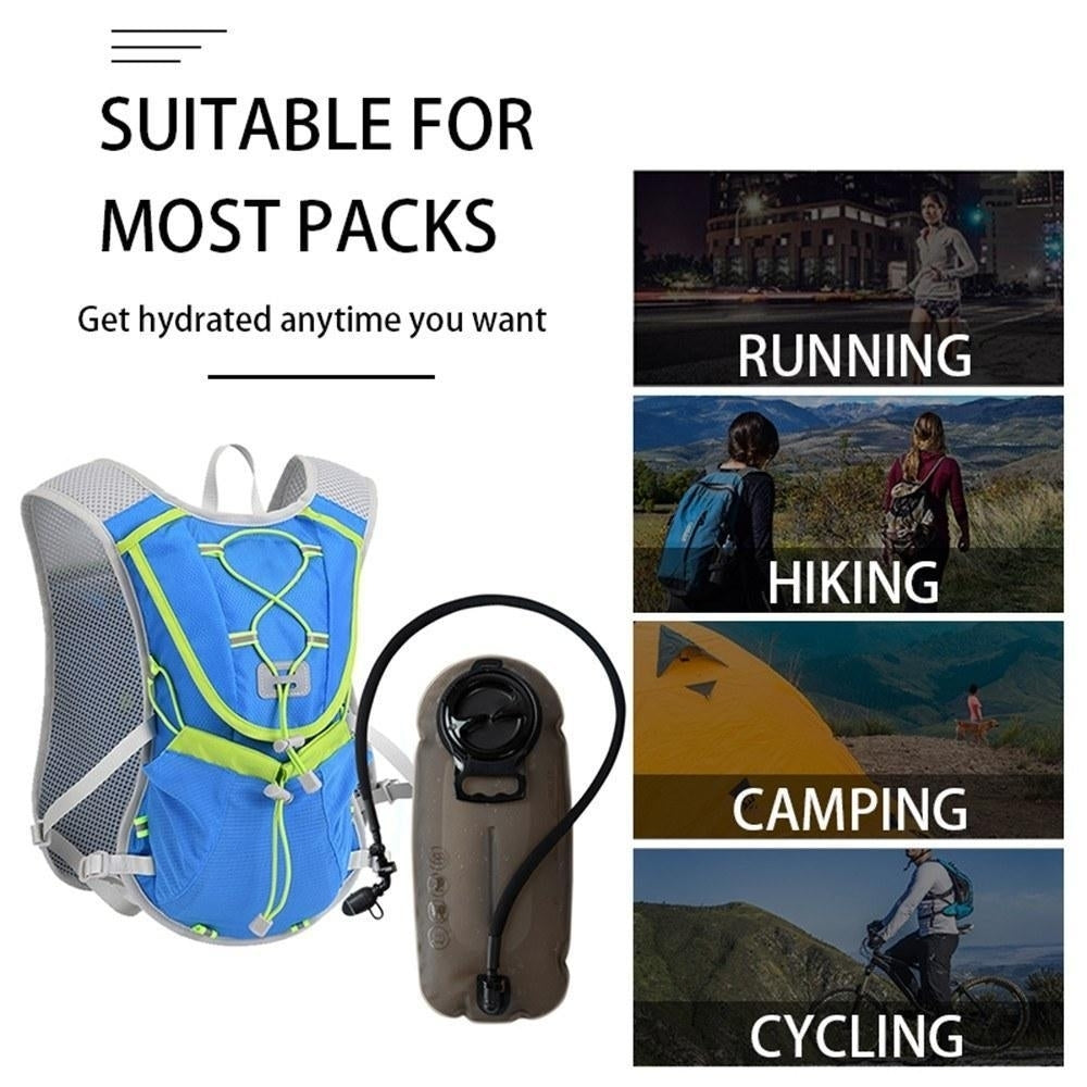 Hydration Bladder TPU Water Storage Bag Reservoir Leakproof Large Capacity Hiking Cycling Outdoor Image 7