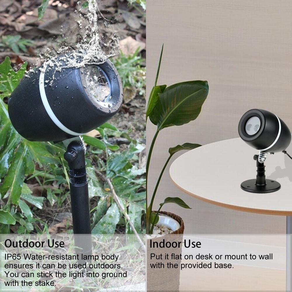 IP65 Water-resistant LED Starry Sky Projector Lawn Light Image 8