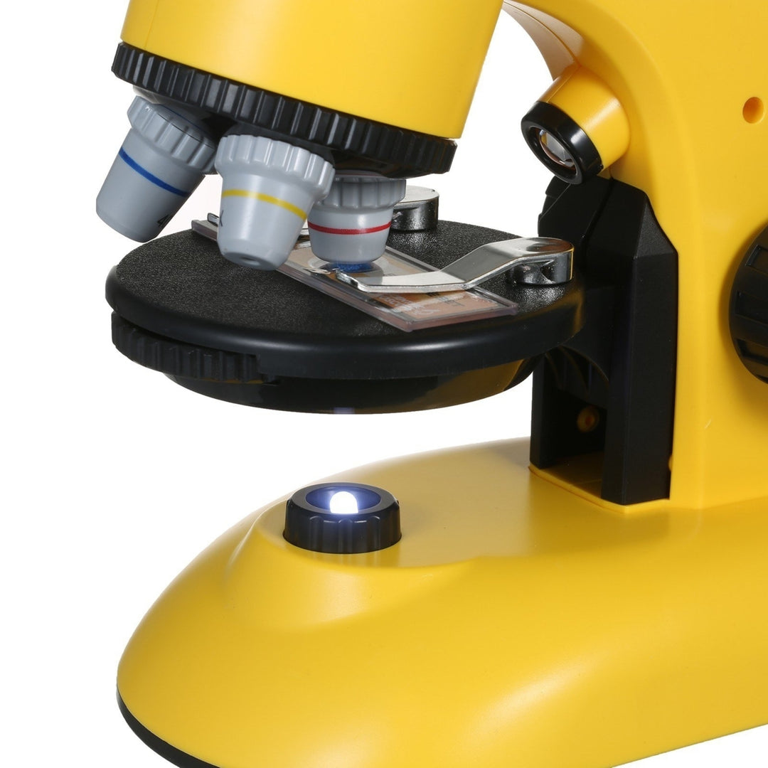 Kids Microscope Objects and Specimen Observation Magnification with Battery LED Light Image 2