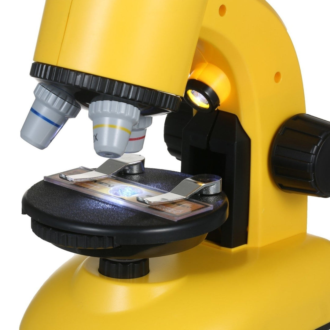 Kids Microscope Objects and Specimen Observation Magnification with Battery LED Light Image 6