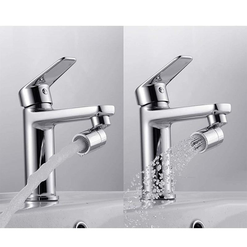 Kitchen faucet bubbler 360-degree double modes 2-flow splash-proof Image 1