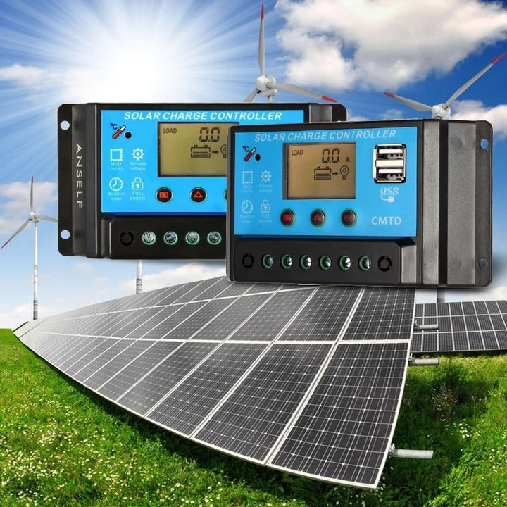 LCD Solar Charge Controller with Current Display Function Auto Regulator for Solar Panel Image 10