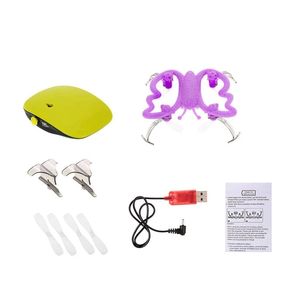 2.4GHz One-key Motion Controlling Butterfly Shape Drone RC Quadcopter RTF Image 5