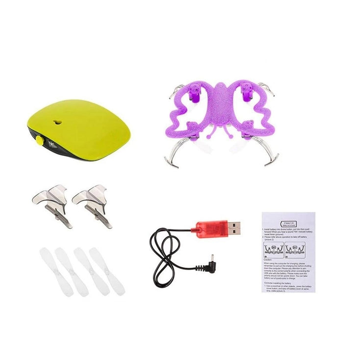 2.4GHz One-key Motion Controlling Butterfly Shape Drone RC Quadcopter RTF Image 5