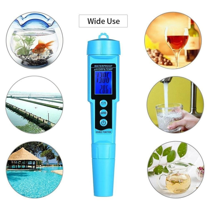 3 in 1 pH,ORP,TEMP Meter Water Detector Multi-function Quality Monitor Tester Image 4