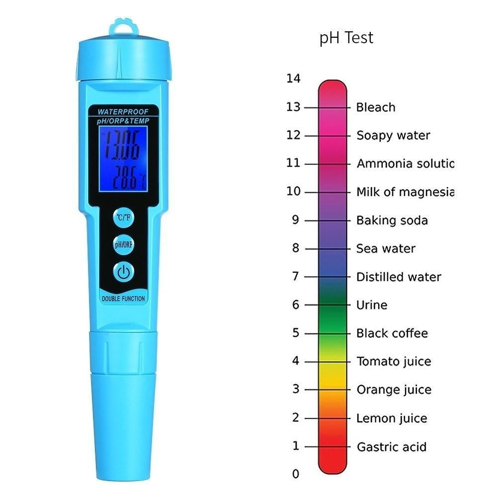 3 in 1 pH,ORP,TEMP Meter Water Detector Multi-function Quality Monitor Tester Image 6