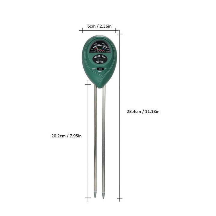 3-in-1 Multi-functional Soil Tester Moisture Meter PH Sunlight Intensity Image 7