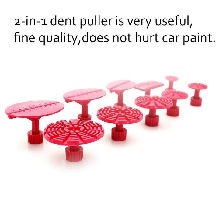 31pc 2-in-1 Two Ways Puller Slide Hammer Tabs Suction Cup Hand of Cars Paintless Dent Repair Tools Image 6