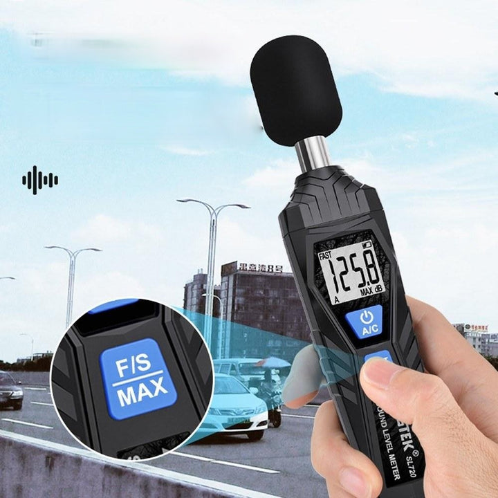 30~130dB Meter Noise Detector Measuring Instrument Mini Audio Sound Level Decibel Monitor Indicator Image 5