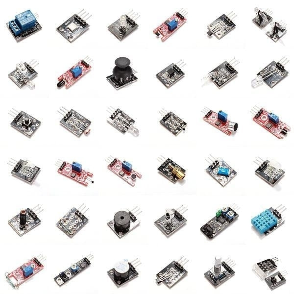 37 In 1 Sensor Module Board Set Starter Kits - products that work with official Arduino boards Image 9