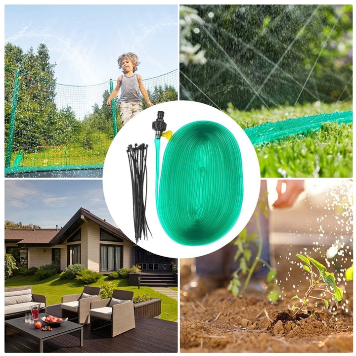 39-feet Trampoline Sprinkler Pipe Water 12 Meters with Connector Flexible PVC Lawn Spray Image 8