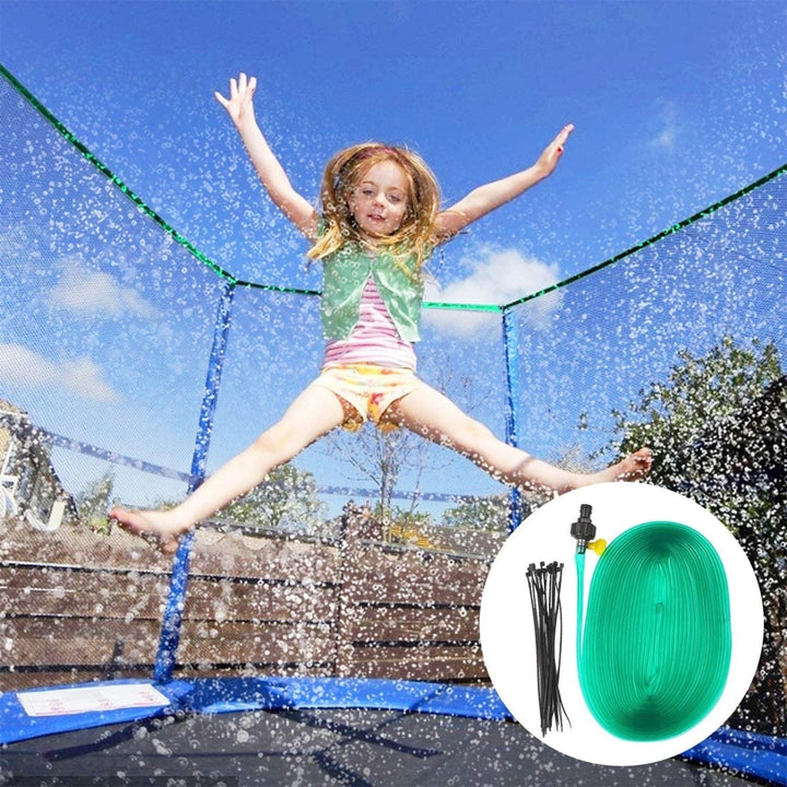 39-feet Trampoline Sprinkler Pipe Water 12 Meters with Connector Flexible PVC Lawn Spray Image 9