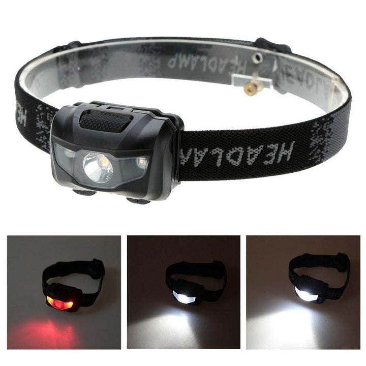 3W Lightweight Water Resistant LED Headlight Fishing Light Outdoor Lighting Camping Headlamp Image 4