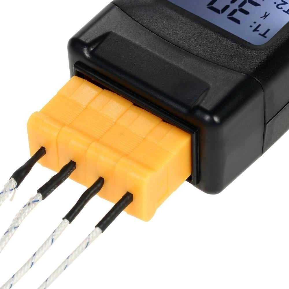 4-Channel K-Type Digital LCD Thermometer Thermocouple Sensor -50~1350 C,-58~2462 F Data Hold Function Image 5