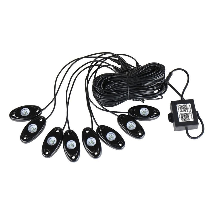 4pcs 12V RGB LED Rock Lights for Jeep Off Road SUV Truck Image 8