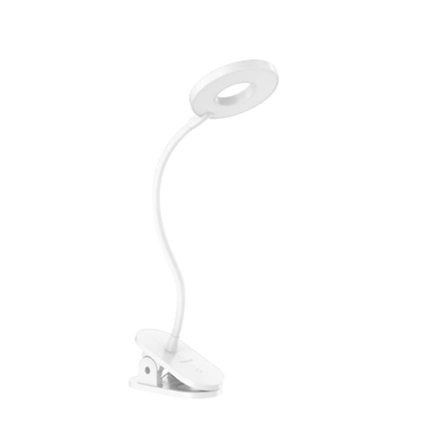 5W USB Rechargeable Clip Desk LED Lamp Eye Protection Reading Light Image 1