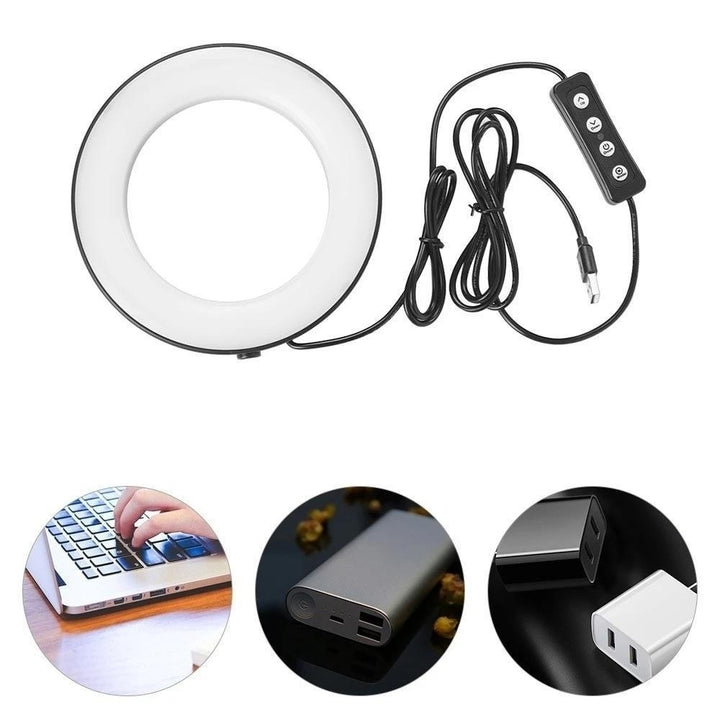 6 Inch Desktop Mini LED Ring Light Image 6