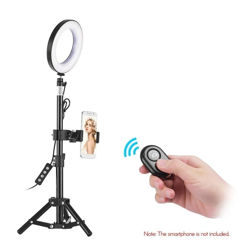 6 Inch Desktop Mini LED Ring Light Image 9